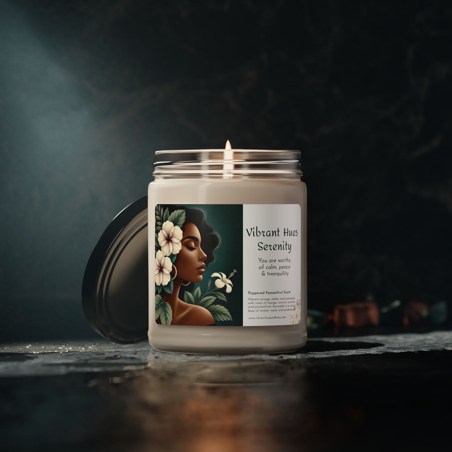 Peppered Passionfruit 'Tranquility' Soy Candle, 9oz (ii)