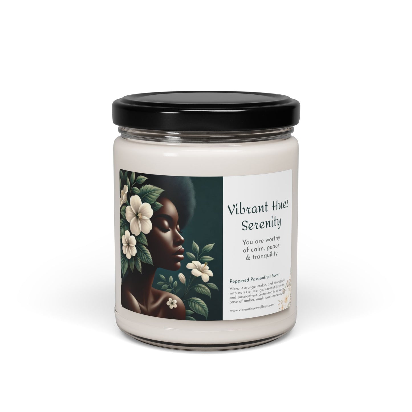 Peppered Passionfruit 'Tranquility' Soy Candle, 9oz